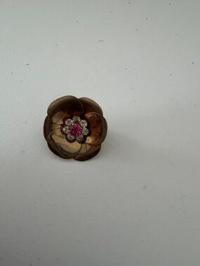 Vintage Floral  Pin